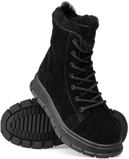 Женские черные ботинки Baden (Натуральная шерсть)