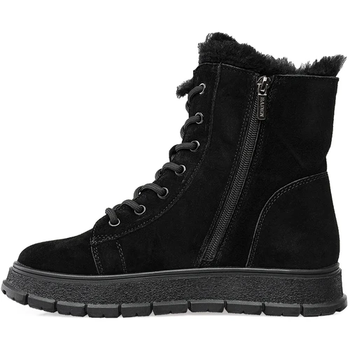 Женские черные ботинки Baden (Натуральная шерсть)