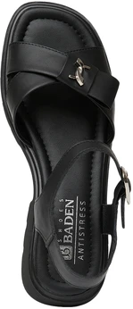 Женские черные босоножки Baden