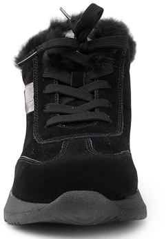 Женские черные ботинки Berkonty (Искусственный мех)