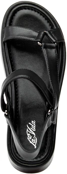 Женские черные босоножки Lavida