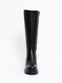 Женские черные сапоги ALEXIA LEVINI (Байка)