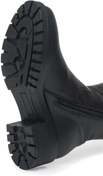 Женские черные сапоги ALEXIA LEVINI (Натуральная шерсть)