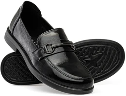 Женские черные лоферы Baden