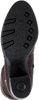 Женские бордовые сапоги Janita (Натуральный мех)