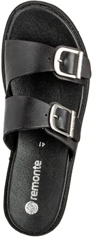 Женские черные сабо Remonte