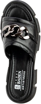 Женские черные сабо Baden