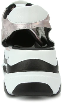 Женские серебряные кроссовки Mabu