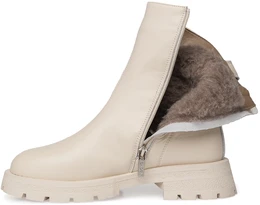 Женские бежевые полусапоги Baden (Натуральная шерсть)