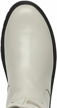 Женские бежевые полусапоги Francesco Donni (Натуральный мех)