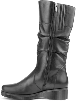 Женские черные сапоги Janita (Натуральный мех)