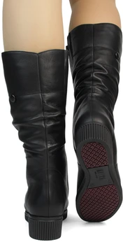 Женские черные сапоги Janita (Натуральный мех)