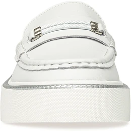 Женские белые лоферы Lavida