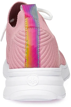 Женские розовые кроссовки Rieker