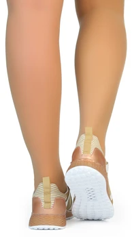 Женские бежевые кроссовки Francesco Donni