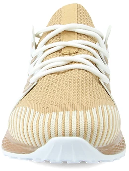 Женские бежевые кроссовки Francesco Donni