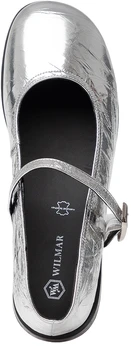 Женские серебряные туфли Wilmar