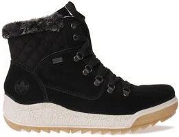 Женские черные ботинки Rieker (Натуральная шерсть)