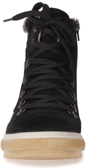 Женские черные ботинки Rieker (Натуральная шерсть)