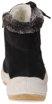 Женские черные ботинки Rieker (Натуральная шерсть)