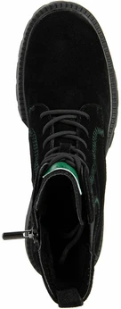 Женские черные ботинки Shoiberg (Натуральная шерсть)