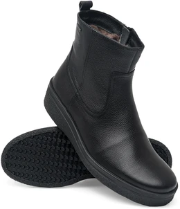 Мужские черные ботинки Romer (Натуральный мех)