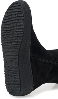 Женские черные полусапоги Romer (Натуральный мех)