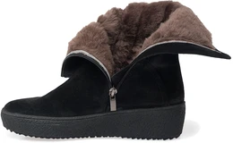 Женские черные полусапоги Romer (Натуральный мех)