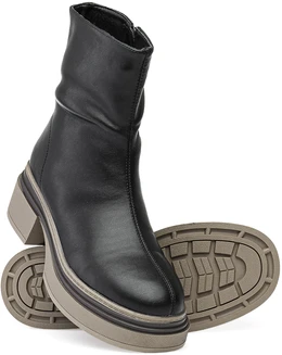 Женские черные ботинки Baden (Натуральная шерсть)