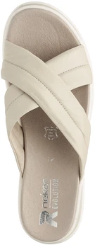 Женские бежевые сабо Rieker