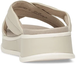 Женские бежевые сабо Rieker