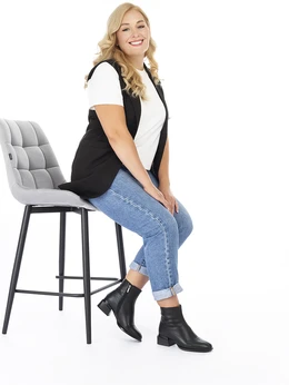 Женские черные ботильоны Baden (Байка)