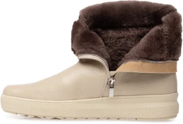 Женские бежевые полусапоги Romer (Натуральный мех)