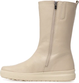 Женские бежевые полусапоги Romer (Натуральный мех)