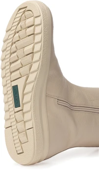 Женские бежевые полусапоги Romer (Натуральный мех)