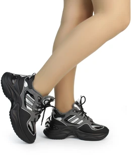 Женские серо-коричневые кроссовки Tofa (Искусственный мех)