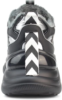 Женские серо-коричневые кроссовки Tofa (Искусственный мех)