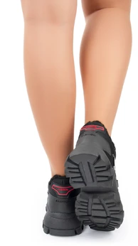 Женские черные кроссовки Baden (Натуральная шерсть)