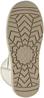 Женские бежевые угги Baden (Натуральная шерсть)