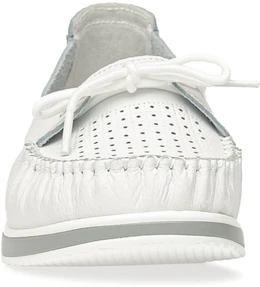 Женские белые мокасины Baden