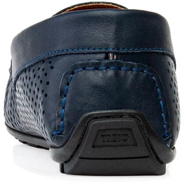 Мужские синие мокасины Shoiberg