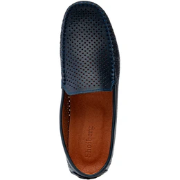 Мужские синие мокасины Shoiberg
