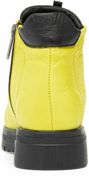 Женские желтые ботинки Shoiberg (Натуральная шерсть)