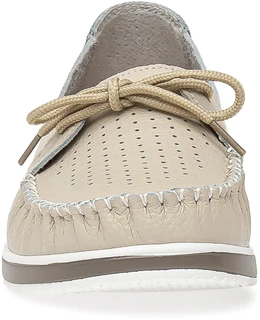 Женские бежевые мокасины Wilmar