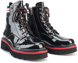 Женские черные ботинки Bludo (Байка)