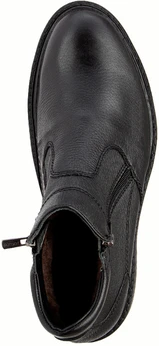 Мужские черные ботинки Romer (Натуральный мех)