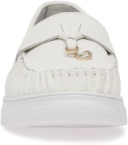 Женские бежевые мокасины Baden