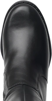 Женские черные сапоги ALEXIA LEVINI (Натуральный мех)