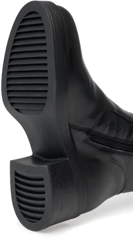 Женские черные сапоги ALEXIA LEVINI (Натуральный мех)