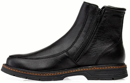 Мужские черные ботинки Romer (Натуральный мех)